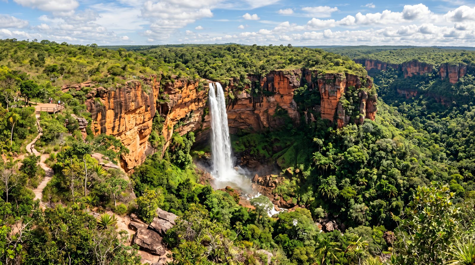 Paisagem de Chapada dos Guimarães