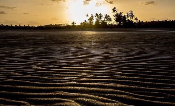 Foz do Rio Tatuamunha, em Porto de Pedras