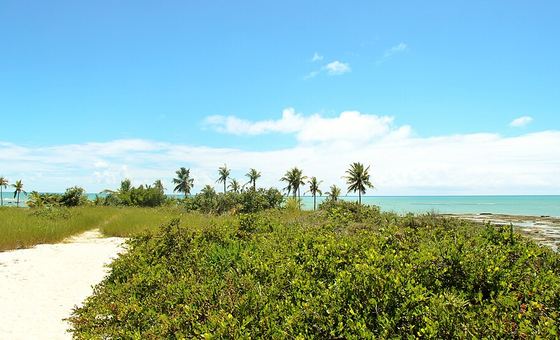 Praia do Moreira, em Prado