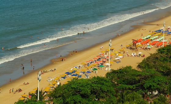 Praia de Iracema, em Fortaleza