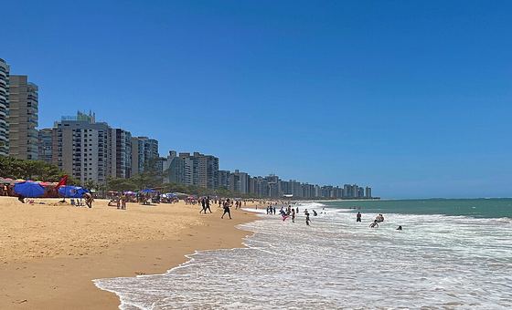 Praia de Itaparica, em Vila Velha