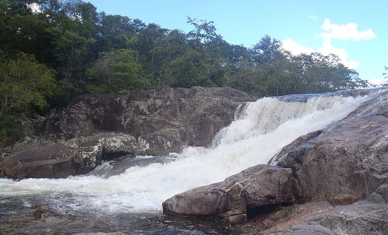 Cachoeira de São Bartolomeu, em Cavalcante