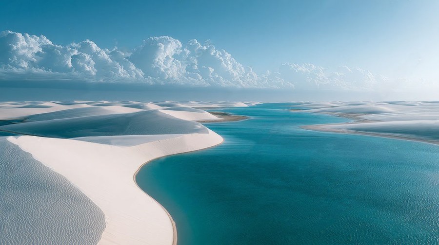 Lagoa Azul, em Barreirinhas