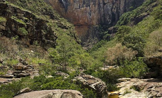 Cachoeira Tabuleiro, em Conceição do Mato Dentro