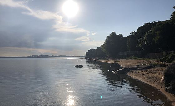 Praia da Pedra Redonda, em Porto Alegre