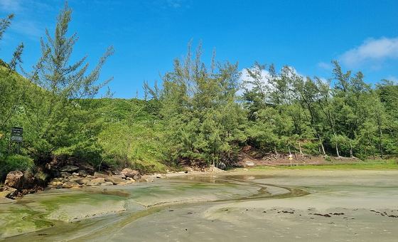 Praia Vermelha, em Imbituba