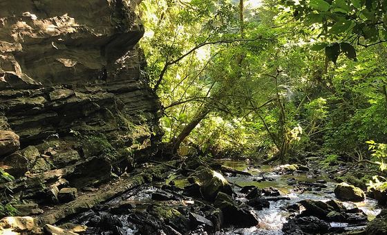 Cachoeira do Arcão, em Iporanga