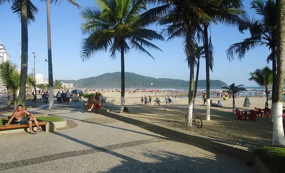 Praia do Boqueirão, em Praia Grande
